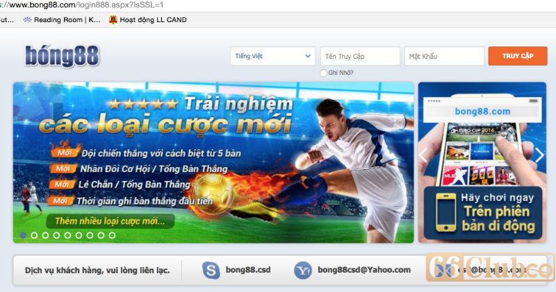 Nhà cái Bong88 mở rộng kinh doanh tất cả các sản phẩm cá cược hiện đại