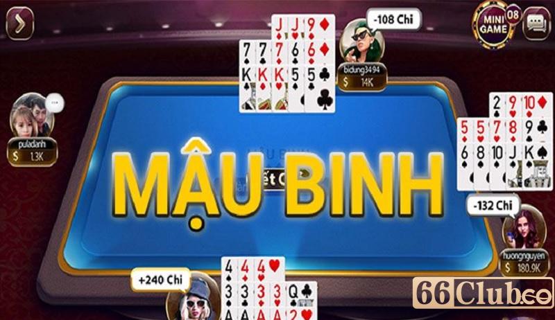 Game bài xét thắng thua bằng việc so độ mạnh của các chi